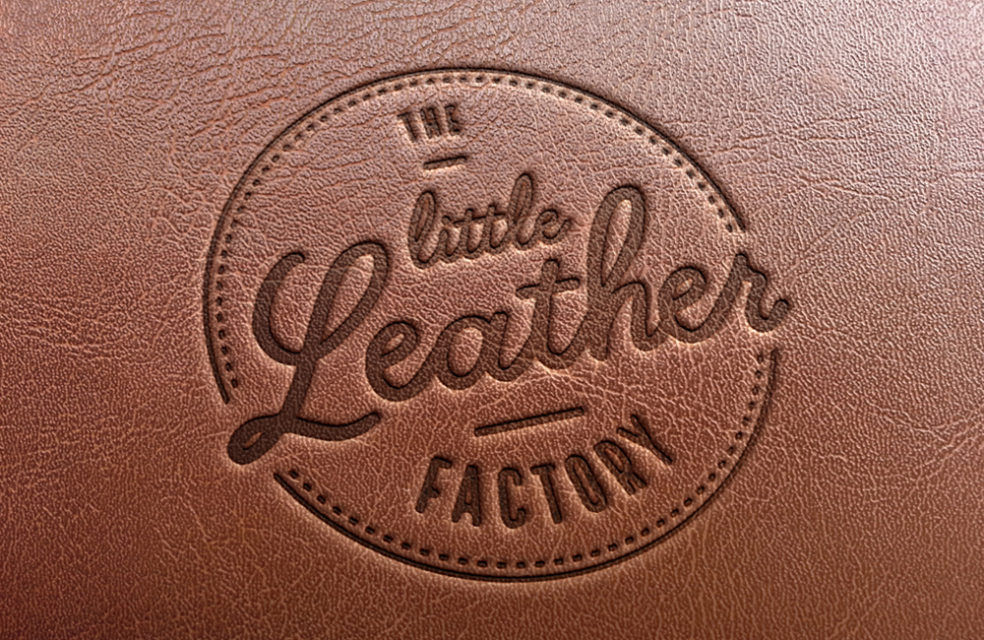 The Little Leather Factory logo design