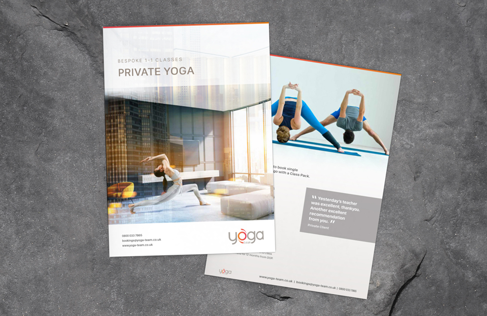 Yoga Team corporate brochure